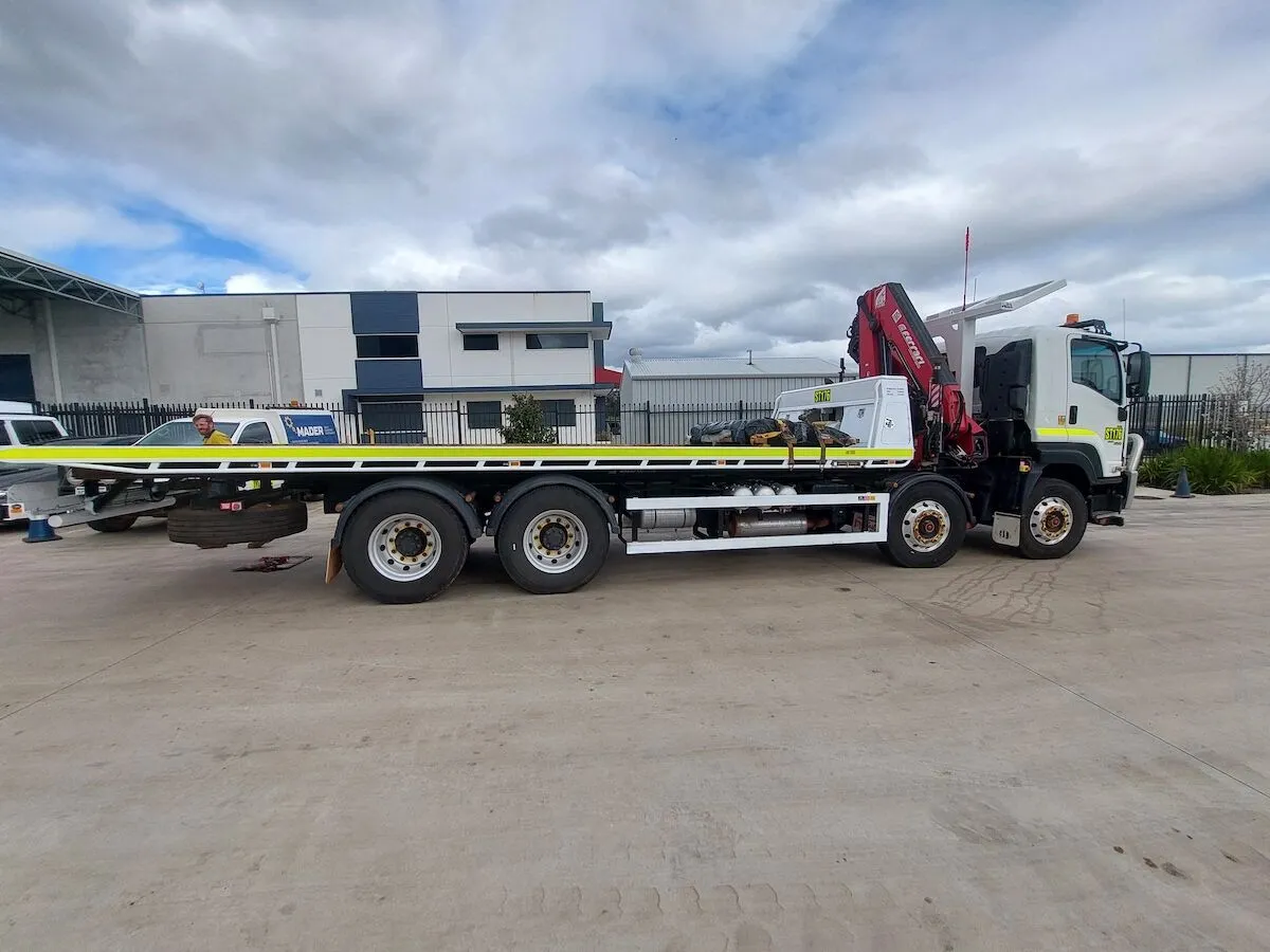 tilt tray container delivery perth